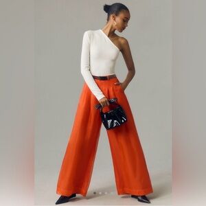 Avery Pleated Wide Leg Trousers